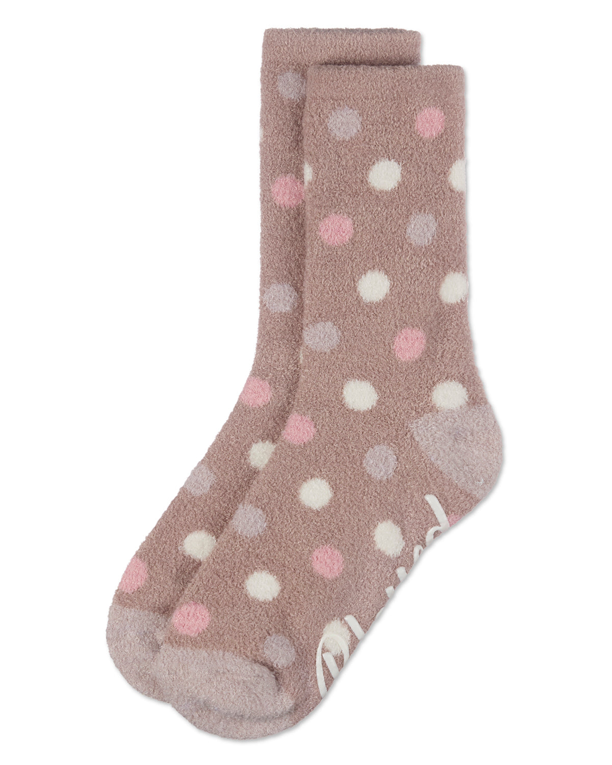 Women's Blessed Aloe Infused Crew Socks : Color: Ivory