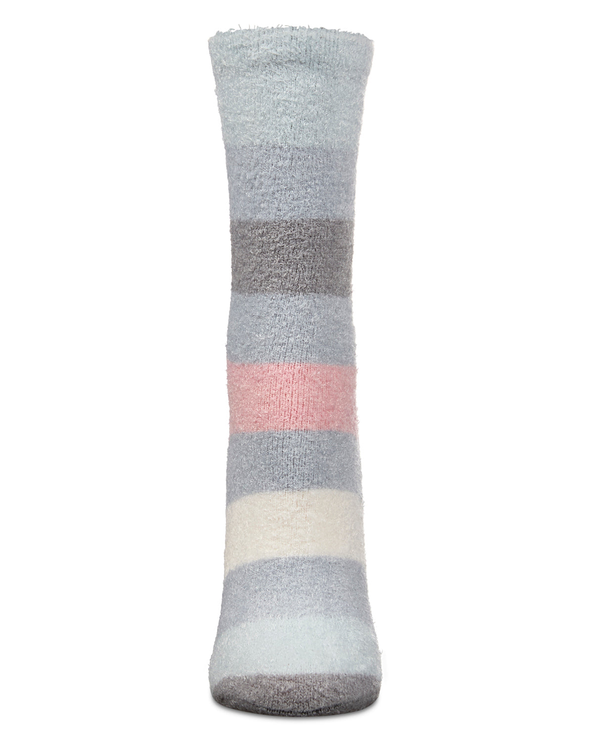 Women's Happy Aloe Infused Crew Socks : Color: Blue