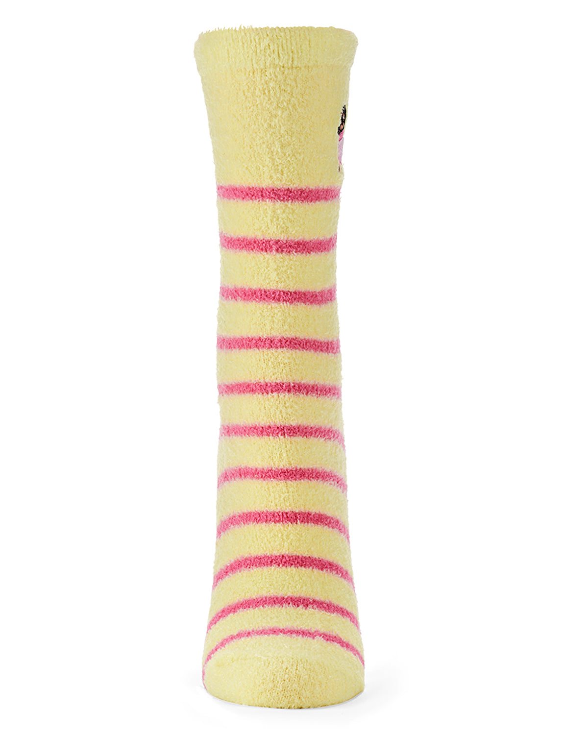 Women's Dachshund-Embroidered Non-Skid Shea-Butter-Infused Crew Sock