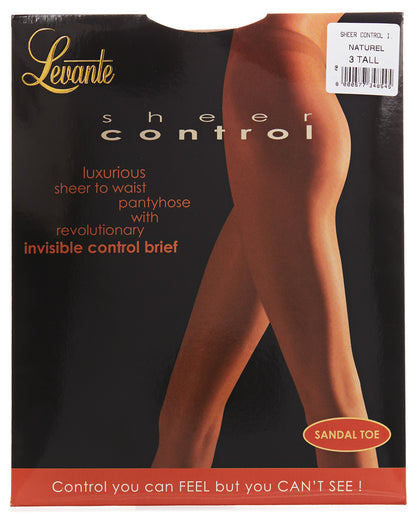 Levante Sheer Control Pantyhose : Color: Naturel