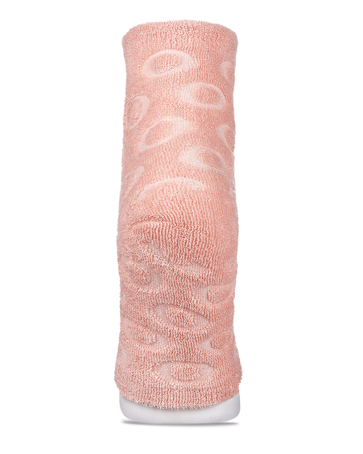 Women's Dot-Patterned Cotton Blend Gel-Lined Mint Scented Pedicure Sock : Color: Blue