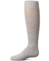Cotton Blend Knee High Girls Uniform Socks : Color: Light Gray