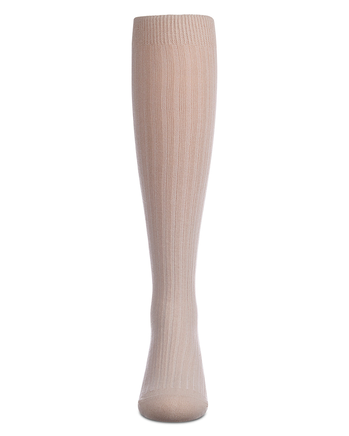 Ribbed Cotton Blend Knee High Sock