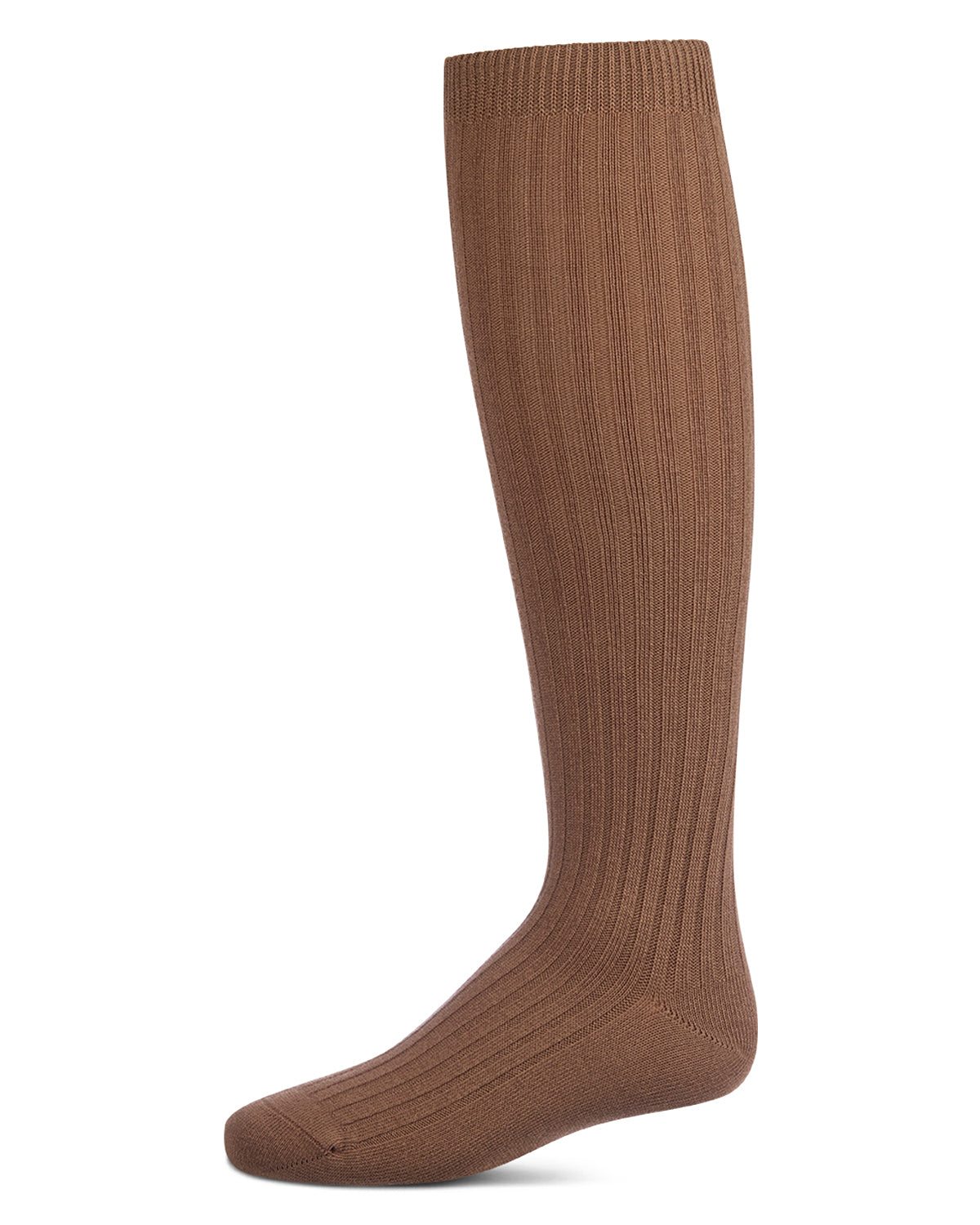 Ribbed Cotton Blend Knee High Sock