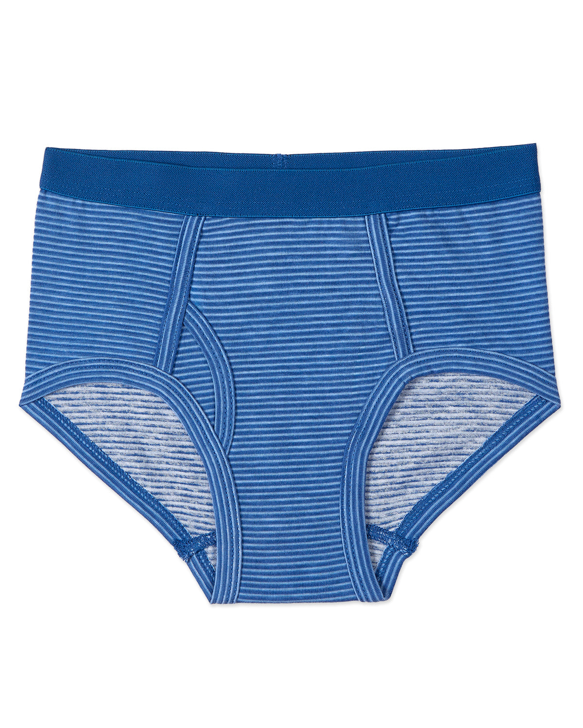5 Pair Boys "Out Of The Blue" Cotton Rich Briefs : Color: Blue Multi
