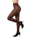 Suede Matte 40 Denier Microfiber Pantyhose : Color: Moka