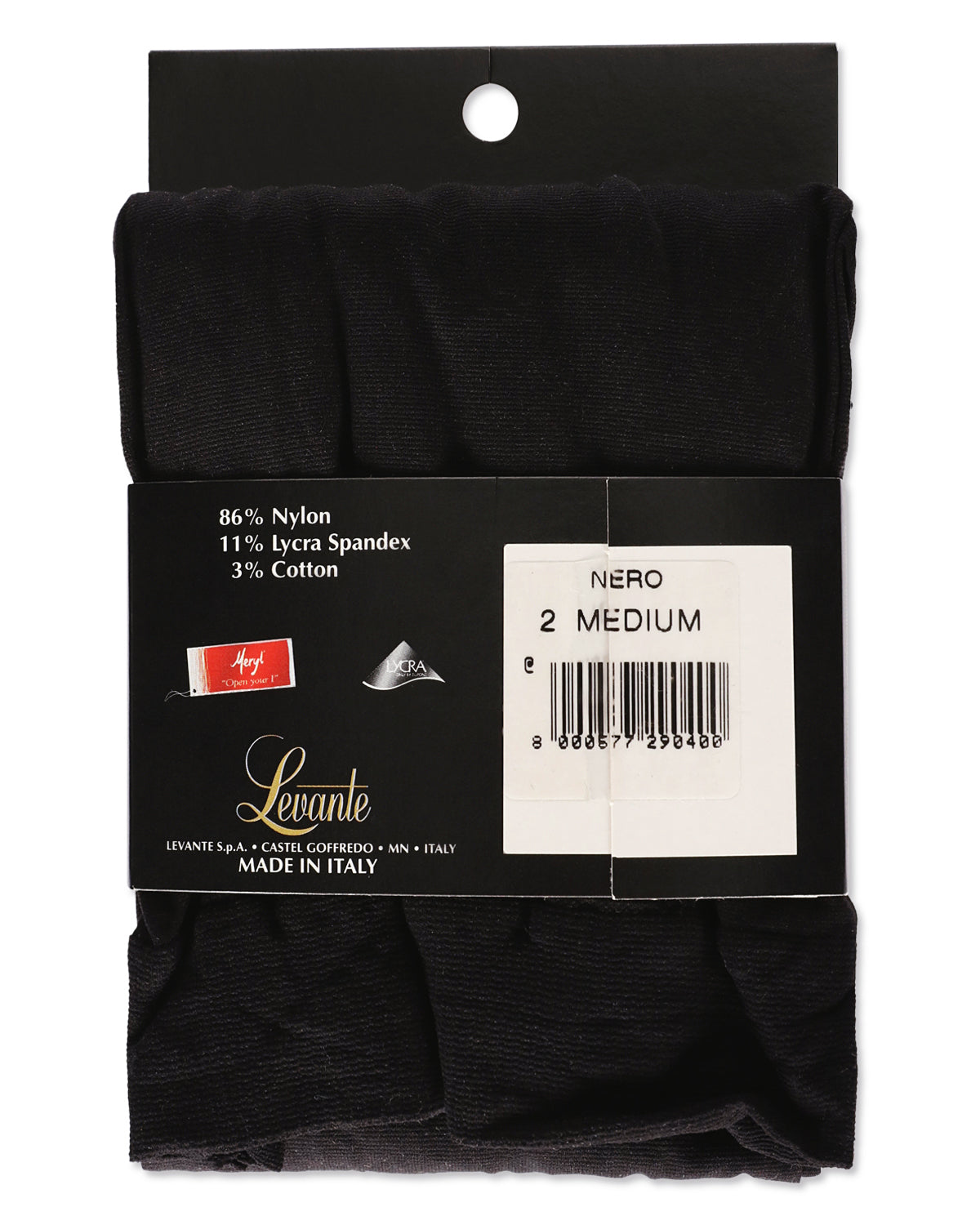 Suede Matte 40 Denier Microfiber Pantyhose : Color: Nero