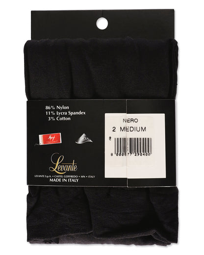 Suede Matte 40 Denier Microfiber Pantyhose : Color: Nero