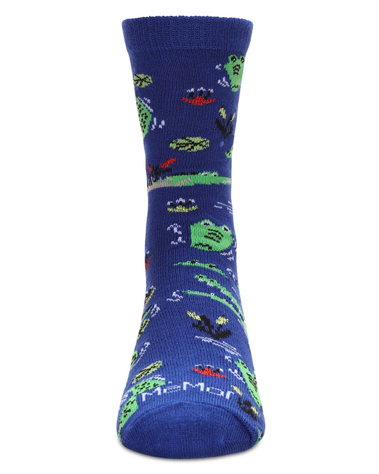 Kids' Gators Rayon From Bamboo Crew Socks : Color: Royal Blue