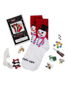 MakIt Ugly Socks - Design Your Own Socks : Style: Red Snowman