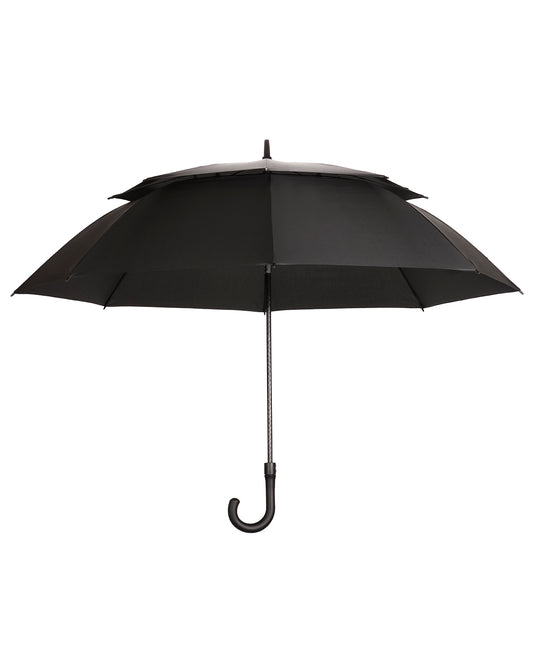 MeMoi 30" J Windproof Umbrella : Color: Black