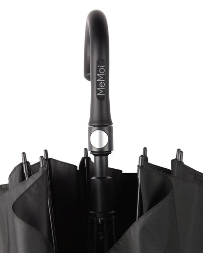 MeMoi Unisex 30" Windproof J-Handle Umbrella