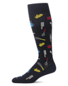 Chef 8-15 mmHg Graduated Cotton Compression Socks : Color: Navy