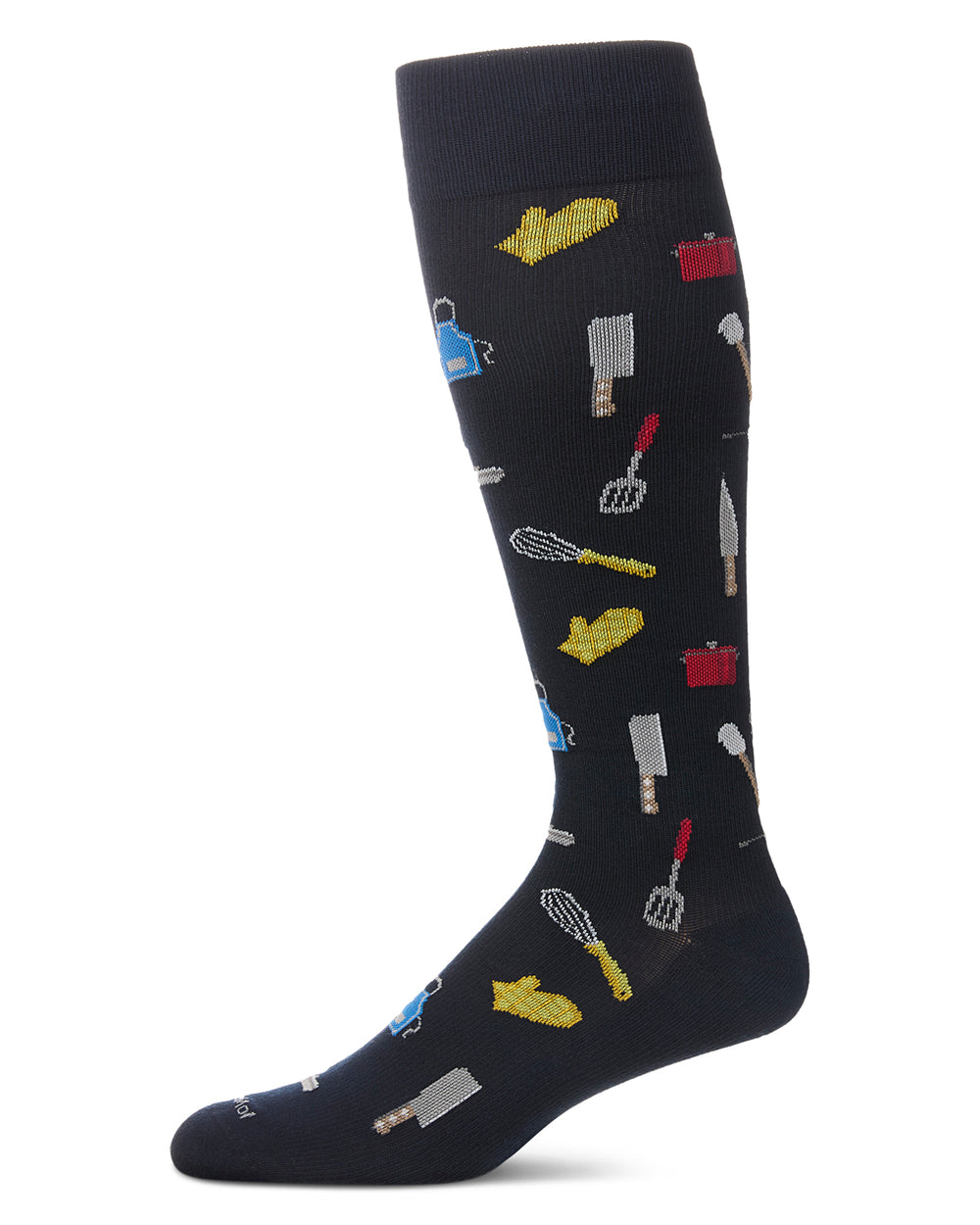 Chef 8-15 mmHg Graduated Cotton Compression Socks : Color: Navy