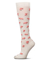 Pigs Cotton Blend 15-20 mmHg Graduated Compression Socks : Color: Ivory