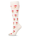 Unisex "Cowboy Boots" Cotton Blend Moderate Compression Knee Socks