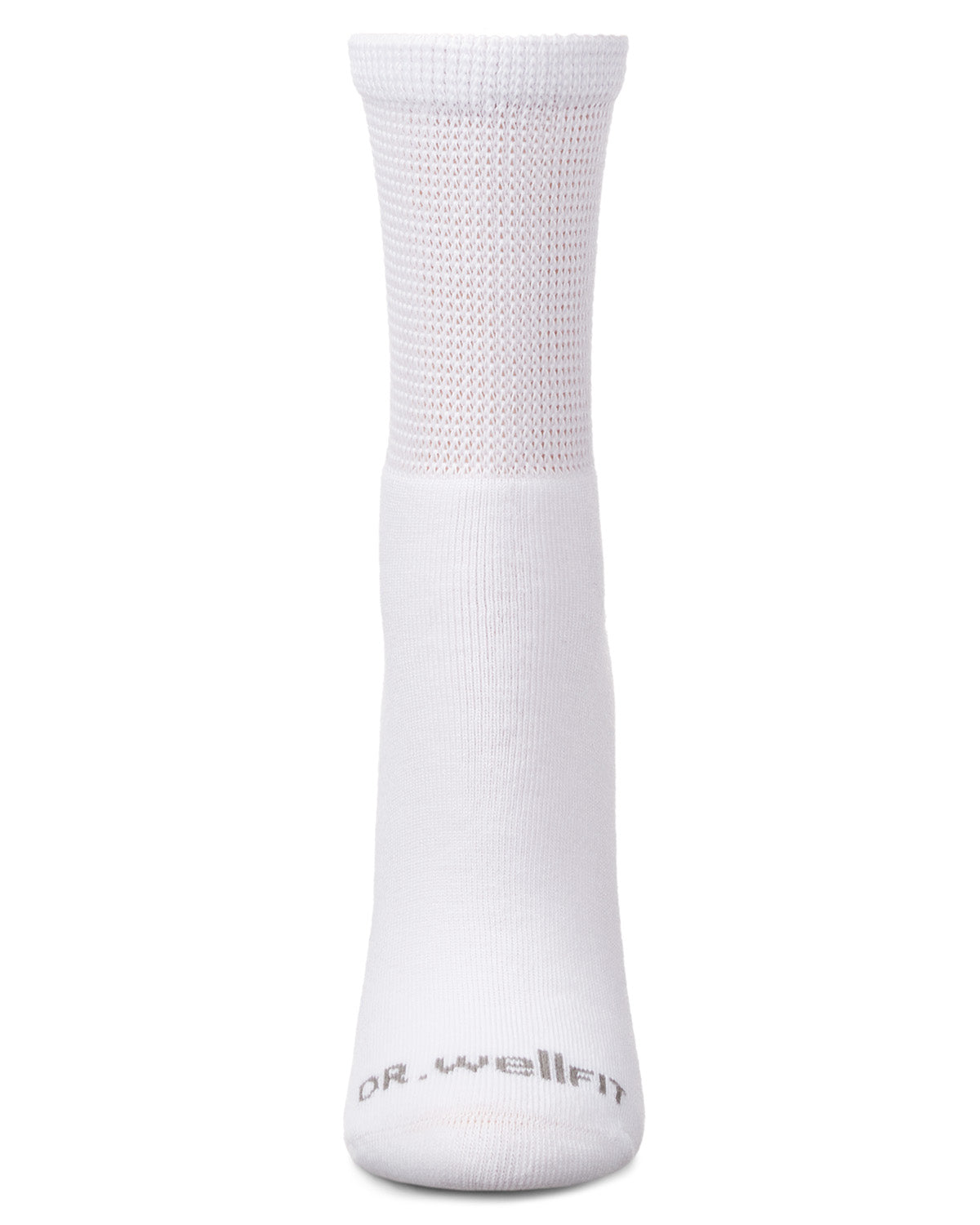 2 Pair Pack Diabetic Full Cushioned Quarter Socks : Color: Black-Black