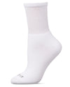 2 Pair Pack Diabetic Full Cushioned Quarter Socks : Color: White-White