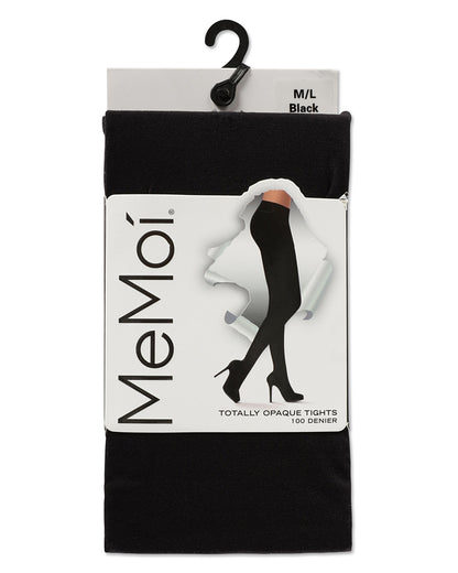 Completely Opaque 100 Denier Tights : Color: Black