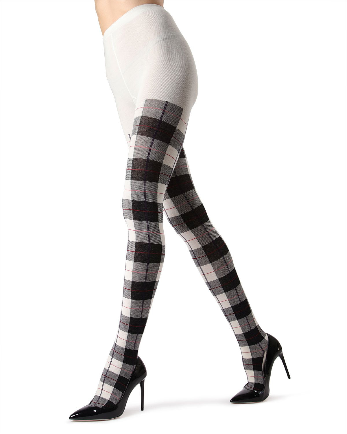 Checked Tights