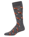 Men's Sly Fox Luxuriously Soft Cashmere Blend Crew Socks : Color: Medium Gray Heather