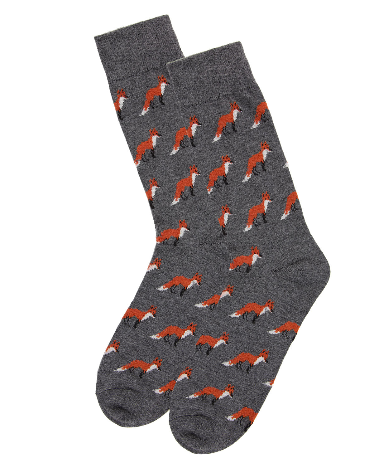 Men's Sly Fox Luxuriously Soft Cashmere Blend Crew Socks : Color: Medium Gray Heather