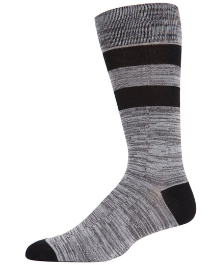 Men's 2 Pair Pack Novelty Pizza Time Crew Socks : Color: Black