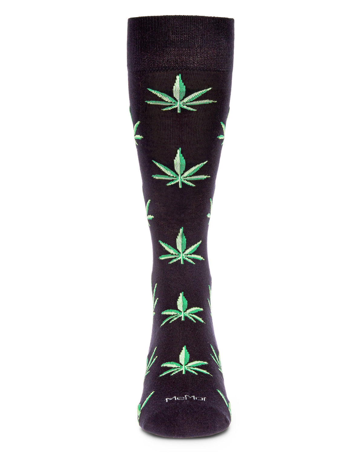 Men's Me and Mary Jane Bamboo Blend Novelty Crew Sock : Color: Black