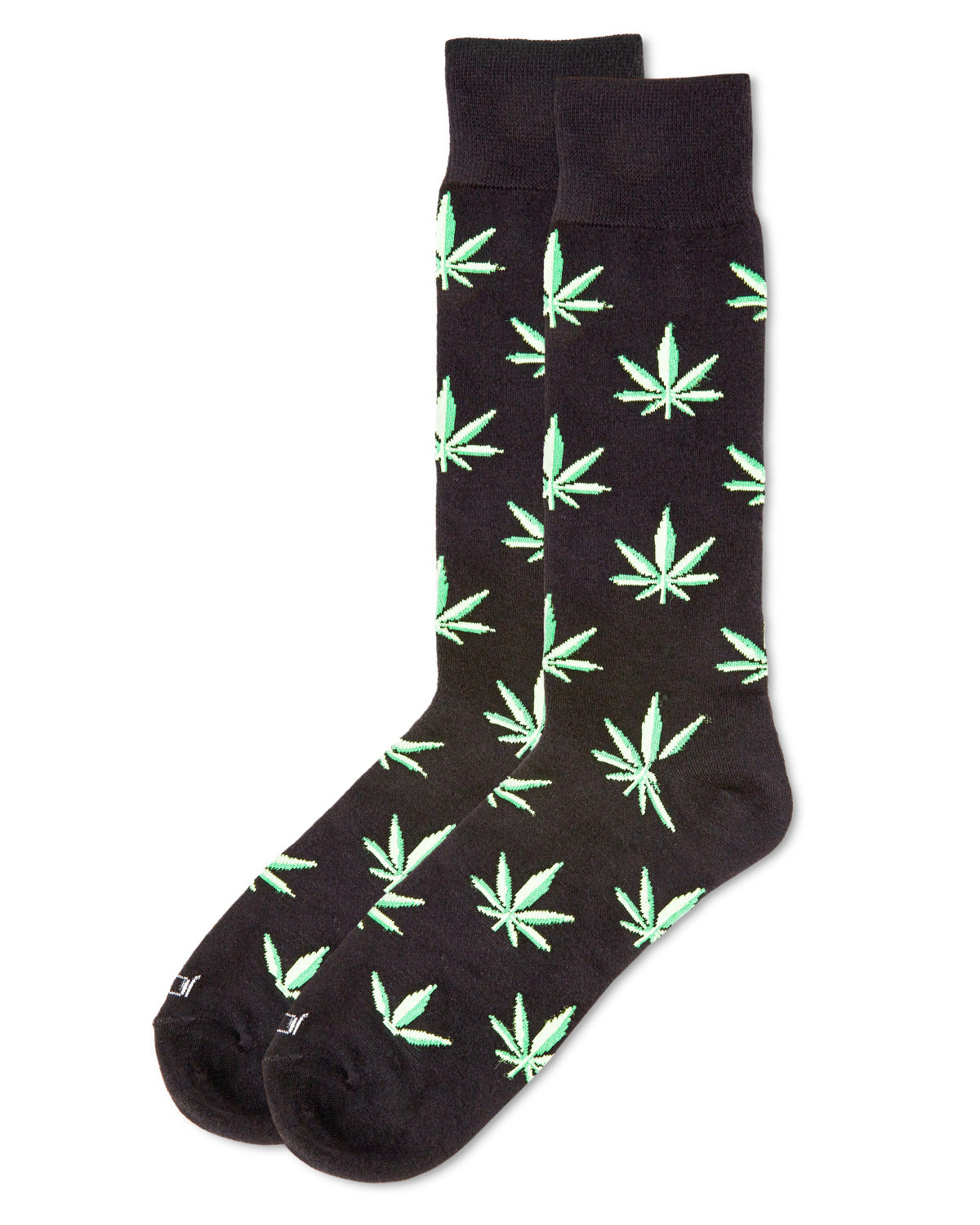 Men's Me and Mary Jane Bamboo Blend Novelty Crew Sock : Color: Black