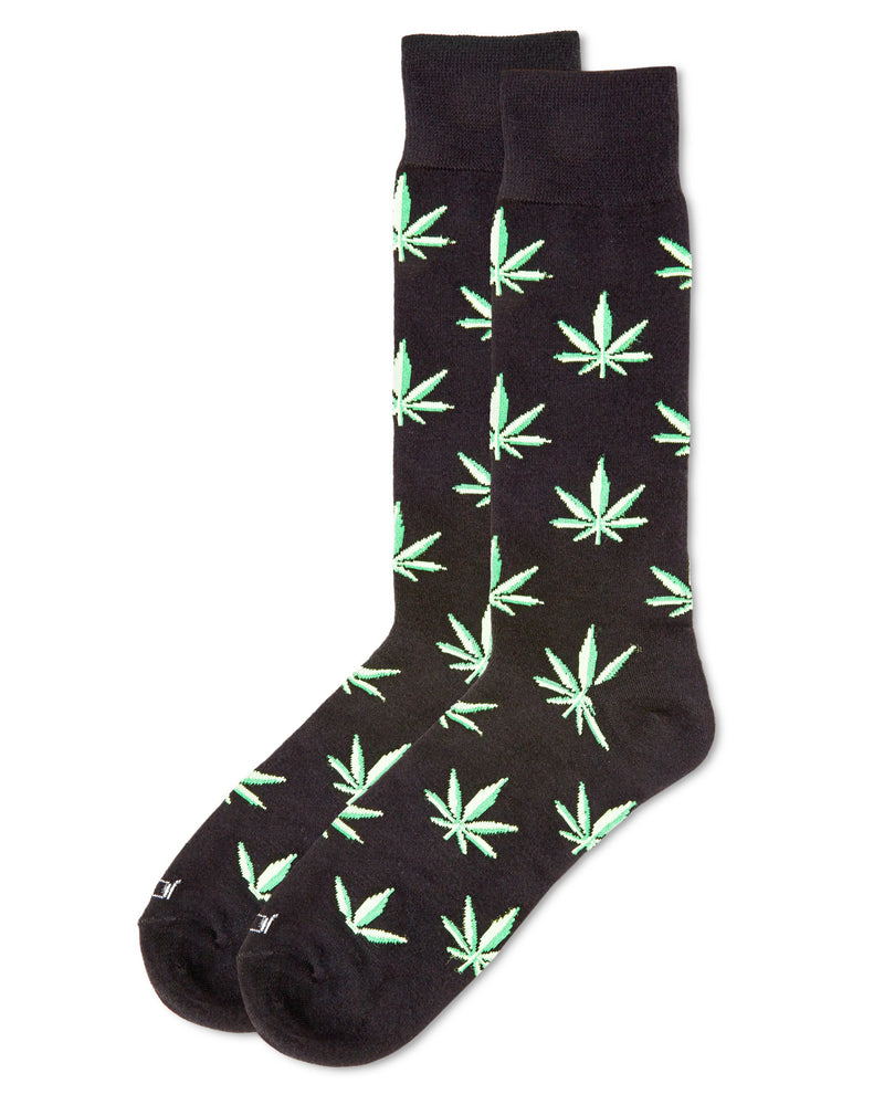 Men's Me and Mary Jane Bamboo Blend Novelty Crew Sock