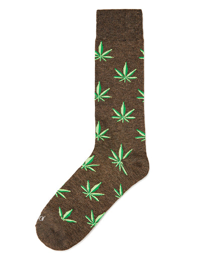 Men's Me and Mary Jane Bamboo Blend Novelty Crew Sock : Color: Black