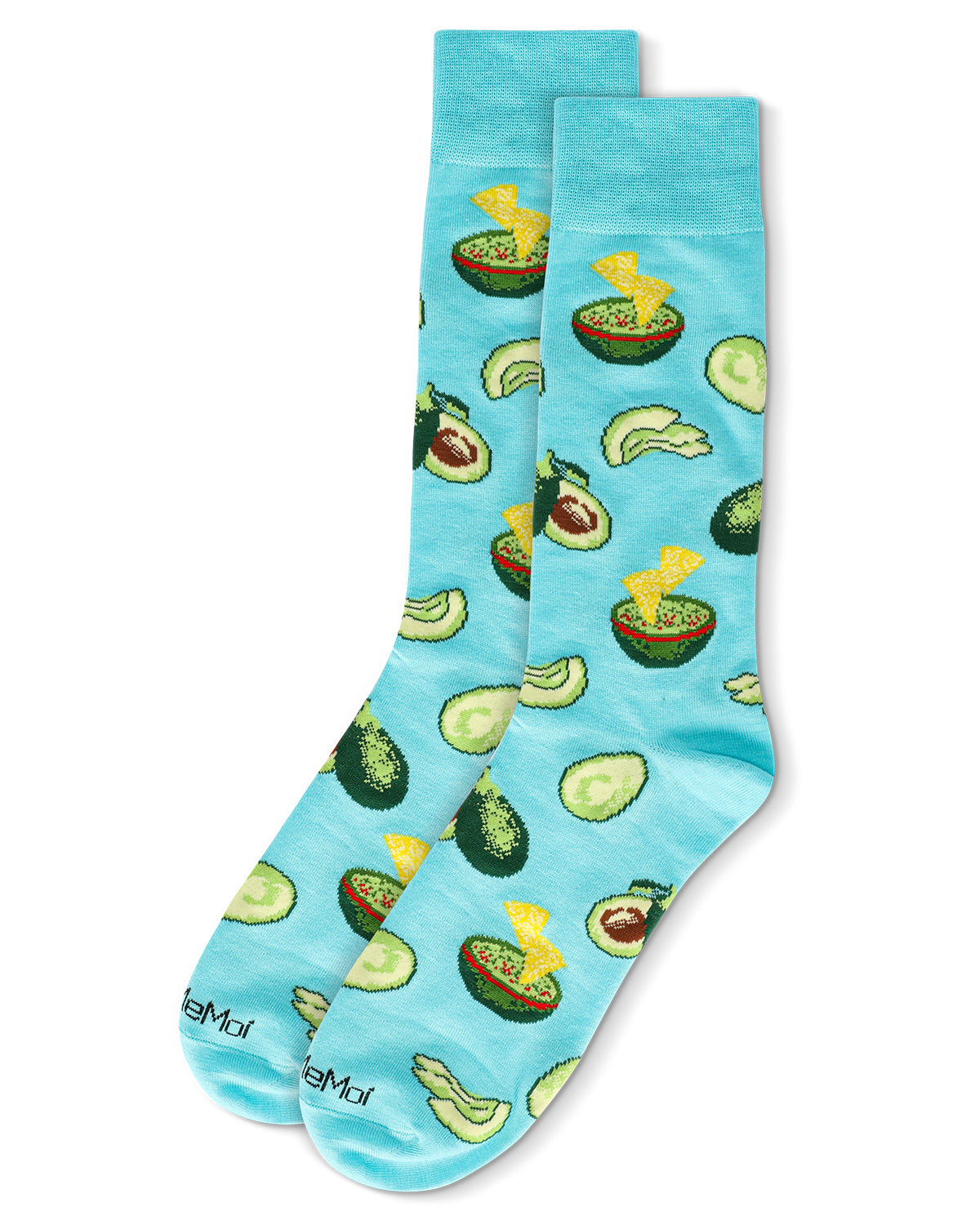 Men's Avocado Bamboo Crew Socks : Color: Seafoam