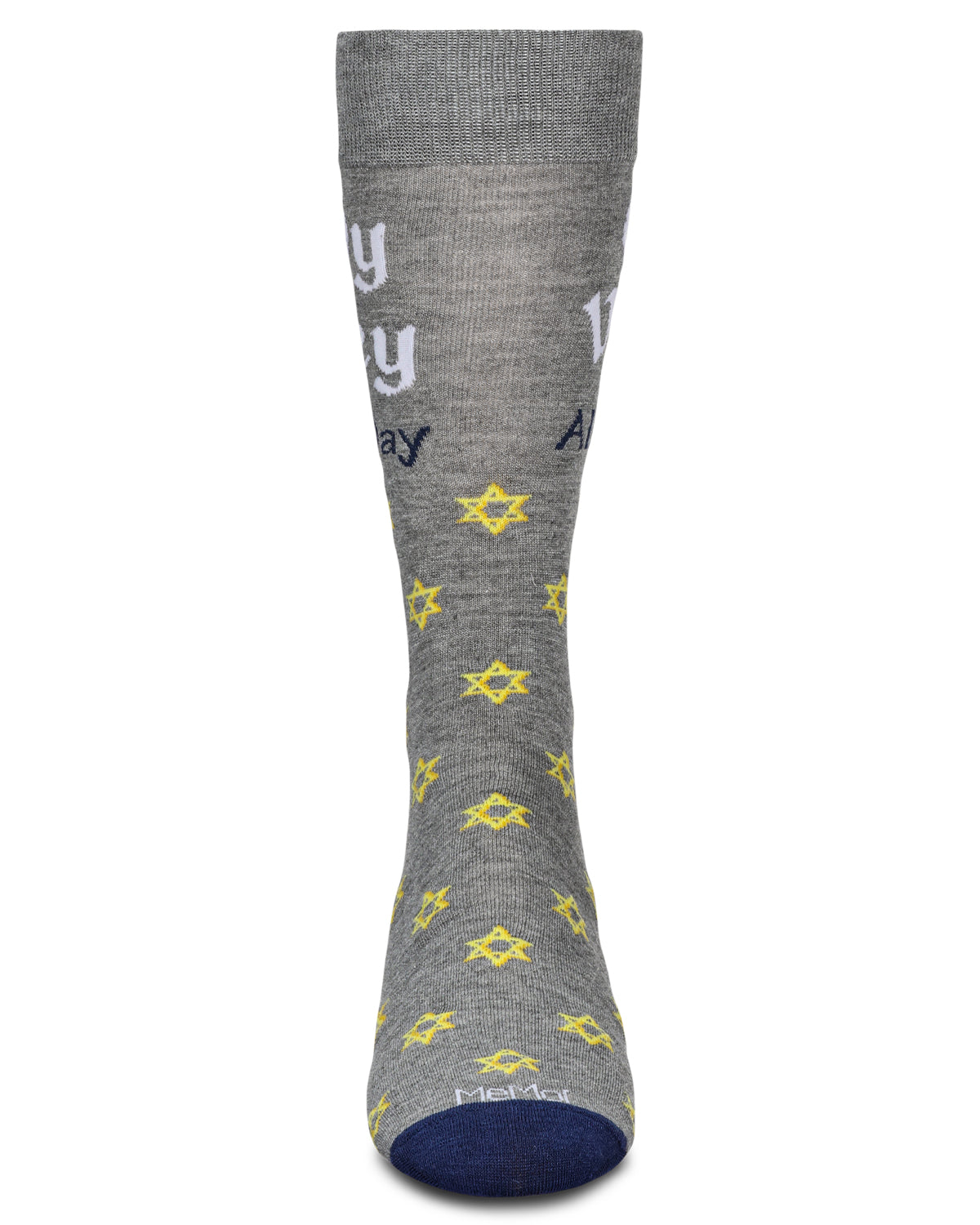 Men's Oy Vey All Day Bamboo Crew Socks : Color: Med Gray Heather
