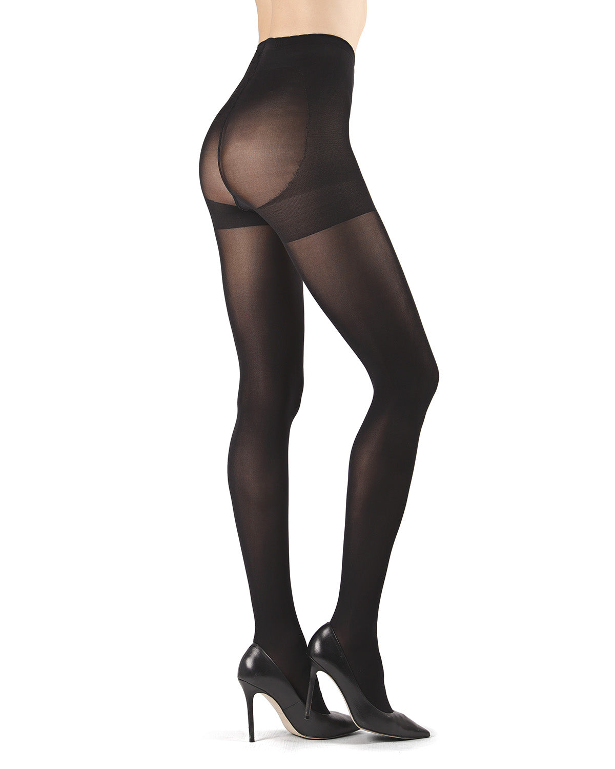 Women's Levante A.M.A. 50 Denier Opaque Shaping Tights : Color: Nero