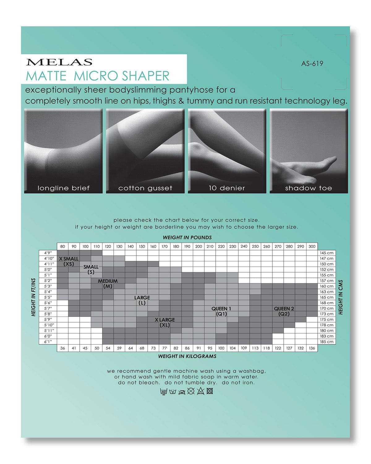 Women's Matte Micro Super Sheer 10 Denier Control Shaper : Color: Honey