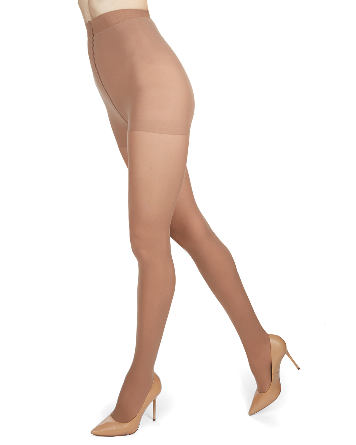 6 Pair Women's Microfiber 60 Denier Control Top Tights : Color: Black