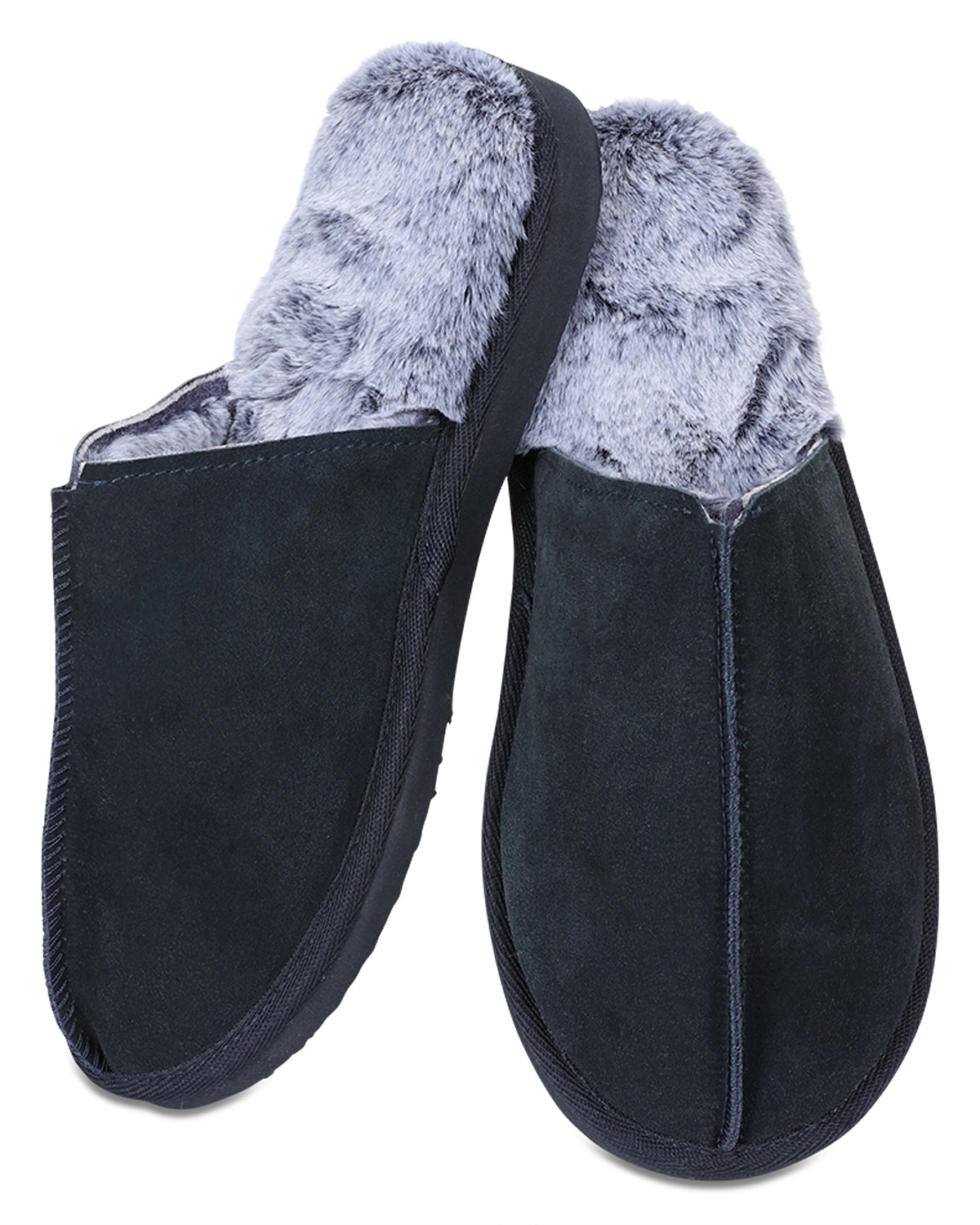 Men's Memory Foam True Suede Plush Slippers – MeMoi