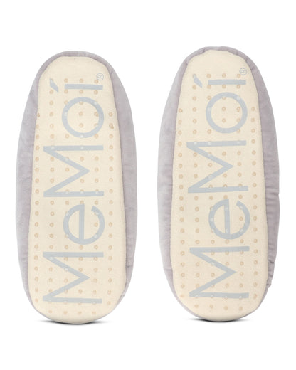 Men's Casino Sherpa Lined Slippers : Color: Gray