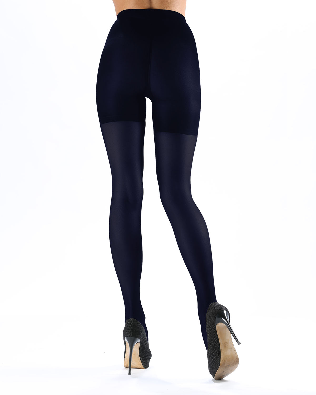 Women's Semi Sheer 40 Denier Shaping Tights : Color: Nero