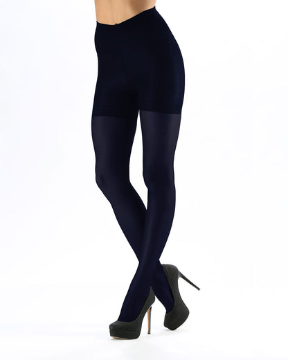 Women's Semi Sheer 40 Denier Shaping Tights : Color: Nero