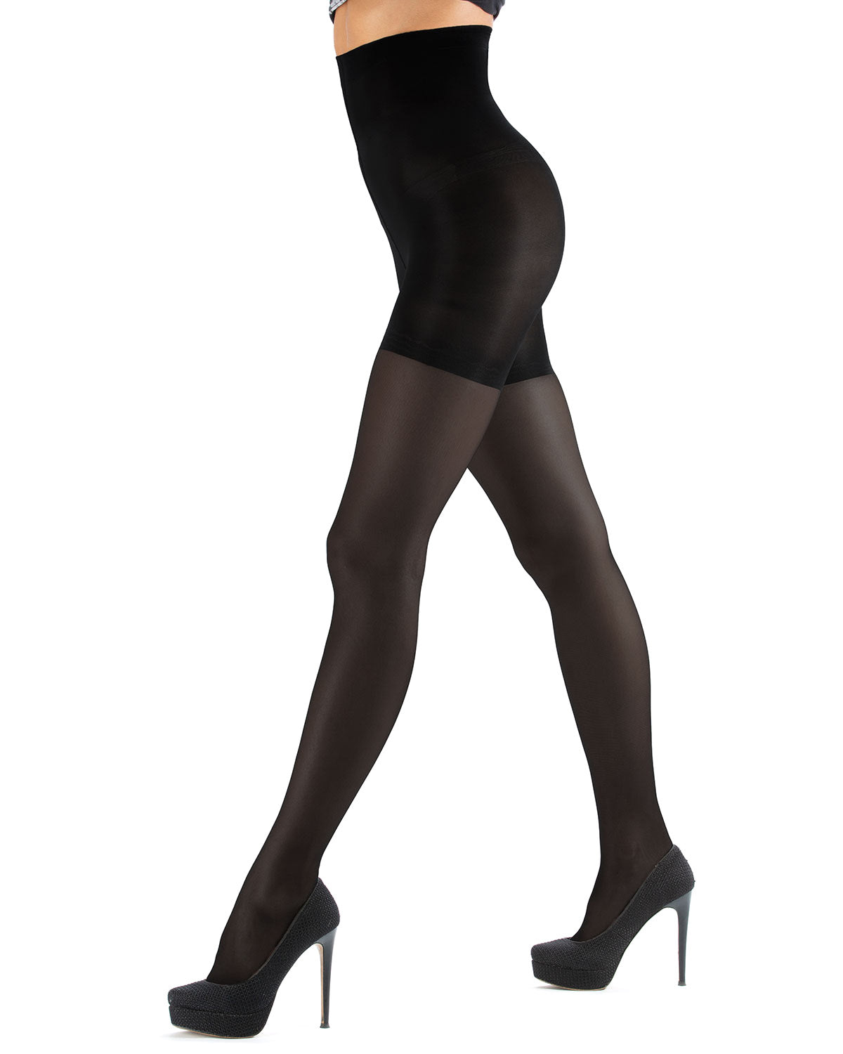 Women's Levante Total Control 40 Denier Shaping Tights : Color: Nero