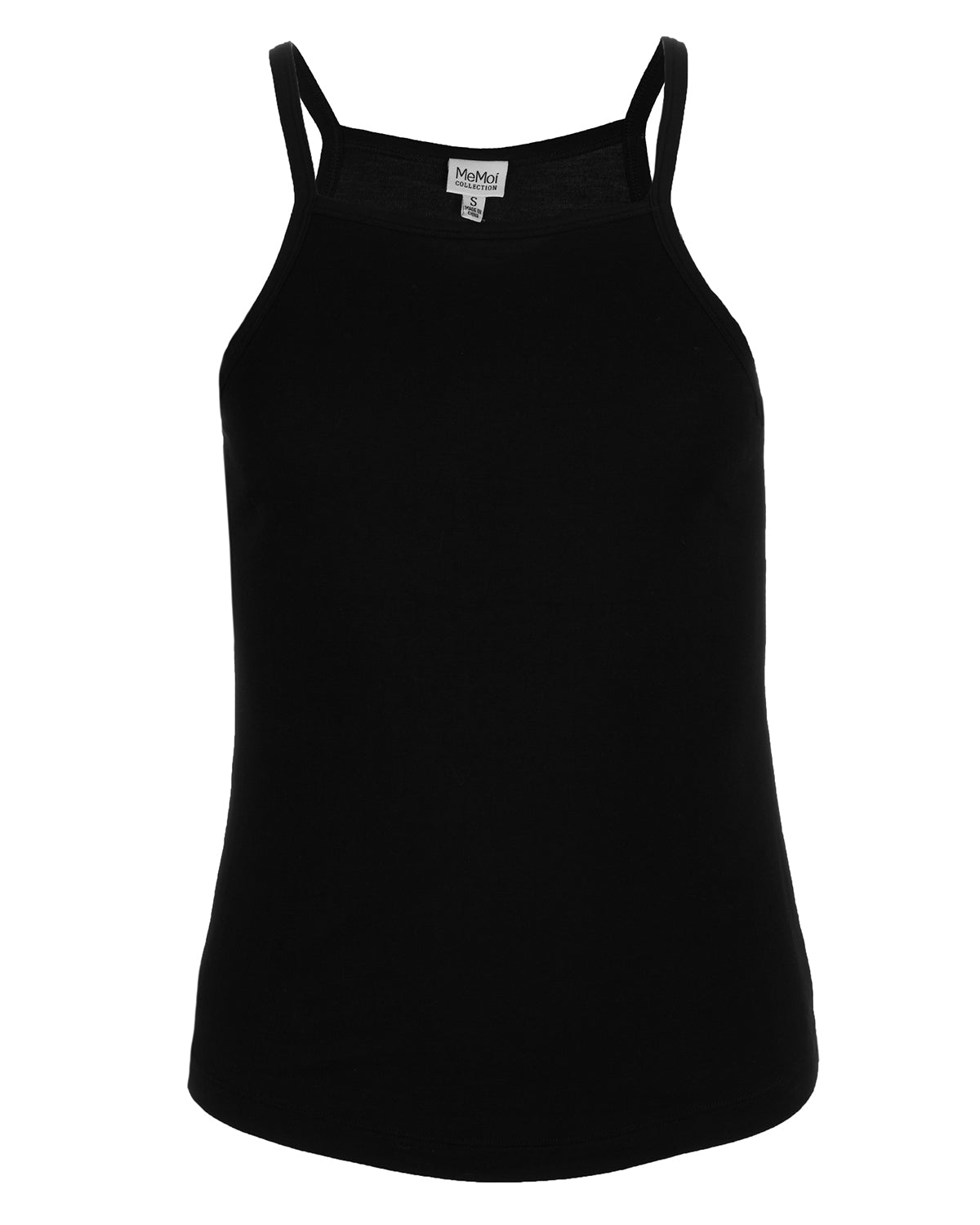 Women's Bamboo Blend Moisture Wicking Basic Tank Top : Color: BLACK
