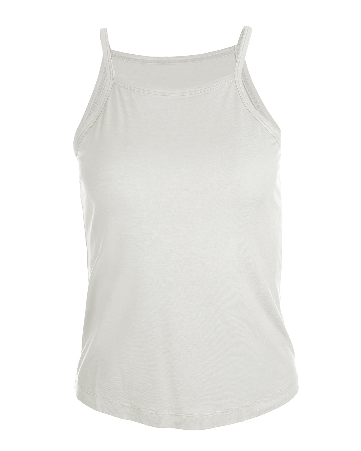 Women's Bamboo Blend Moisture Wicking Basic Tank Top : Color: Ivory