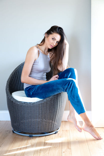 Women's Bamboo Blend Moisture Wicking Basic Tank Top : Color: Slate