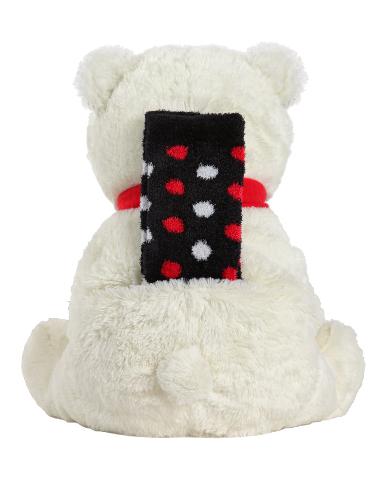 MeMoi Collection Cozy Buddies Stuffed Bear with Matching Socks