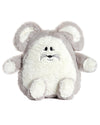 Cozy Buddies Stuffed Bunny with Matching Striped Sock : Color: Gray