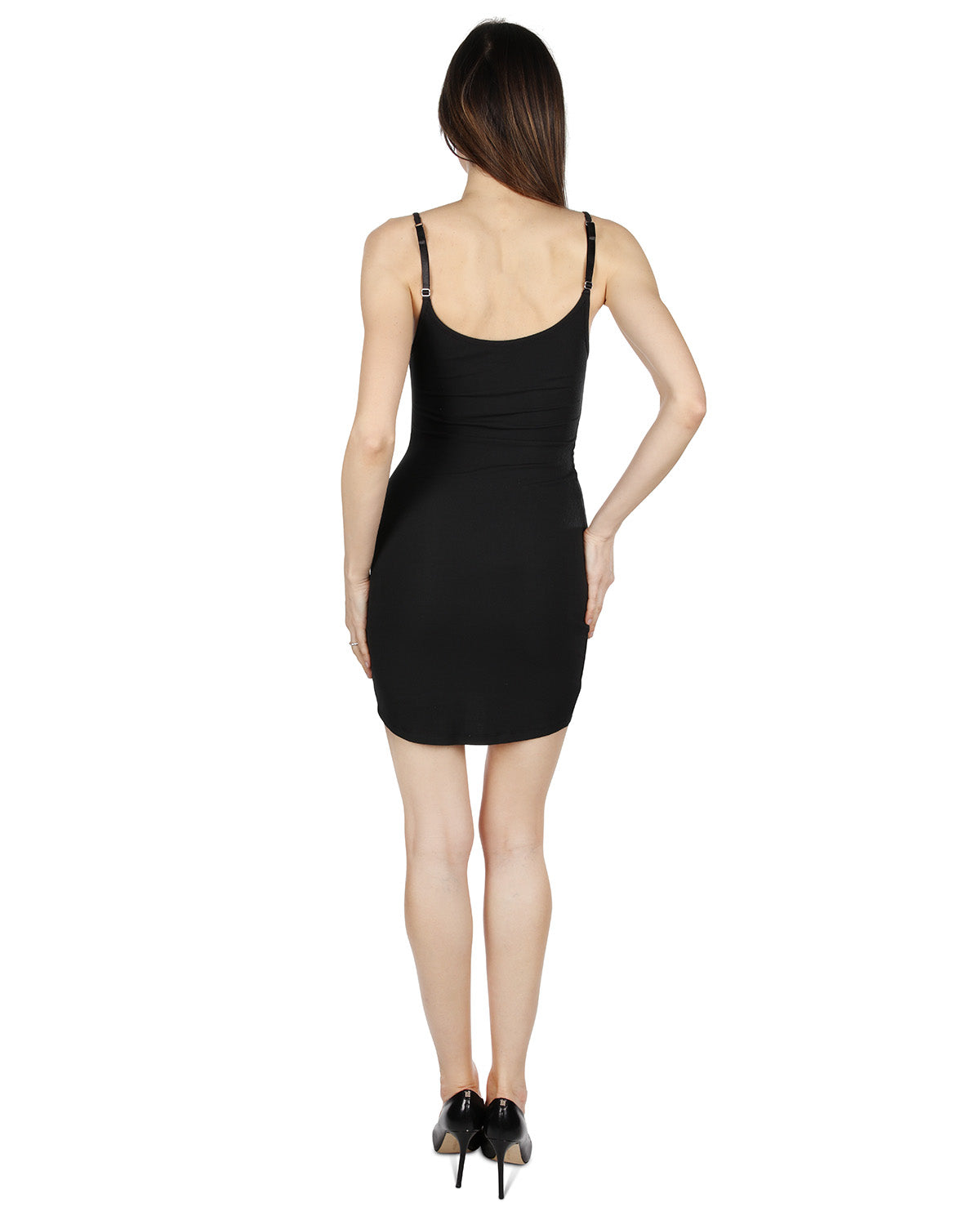 Women's Modal Luxe Rib Chemise : Color: Black