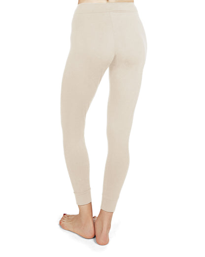Women's Eco Basics Bamboo Blend Slim-Fit Solid Leggings : Color: Ivory