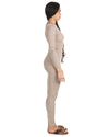 Women's Organic Cotton Classic Ribbed Leggings : Color: Beige Heather