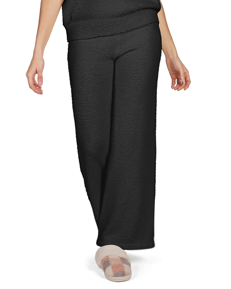 Comfy Luxe Soft Knit Lounge Pants - Size L/XL: US Women's Size 10-14 -  Elastic Drawstring Waist Band - 30 Inseam - 47% Rayon / 24% Polyester /  24% Nylon / 5% Spandex, 7311963